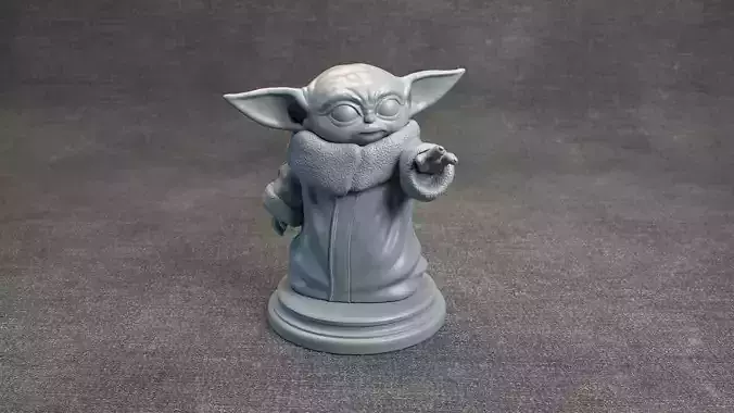 Baby Yoda - Star Wars The Mandalorian 3D print model
