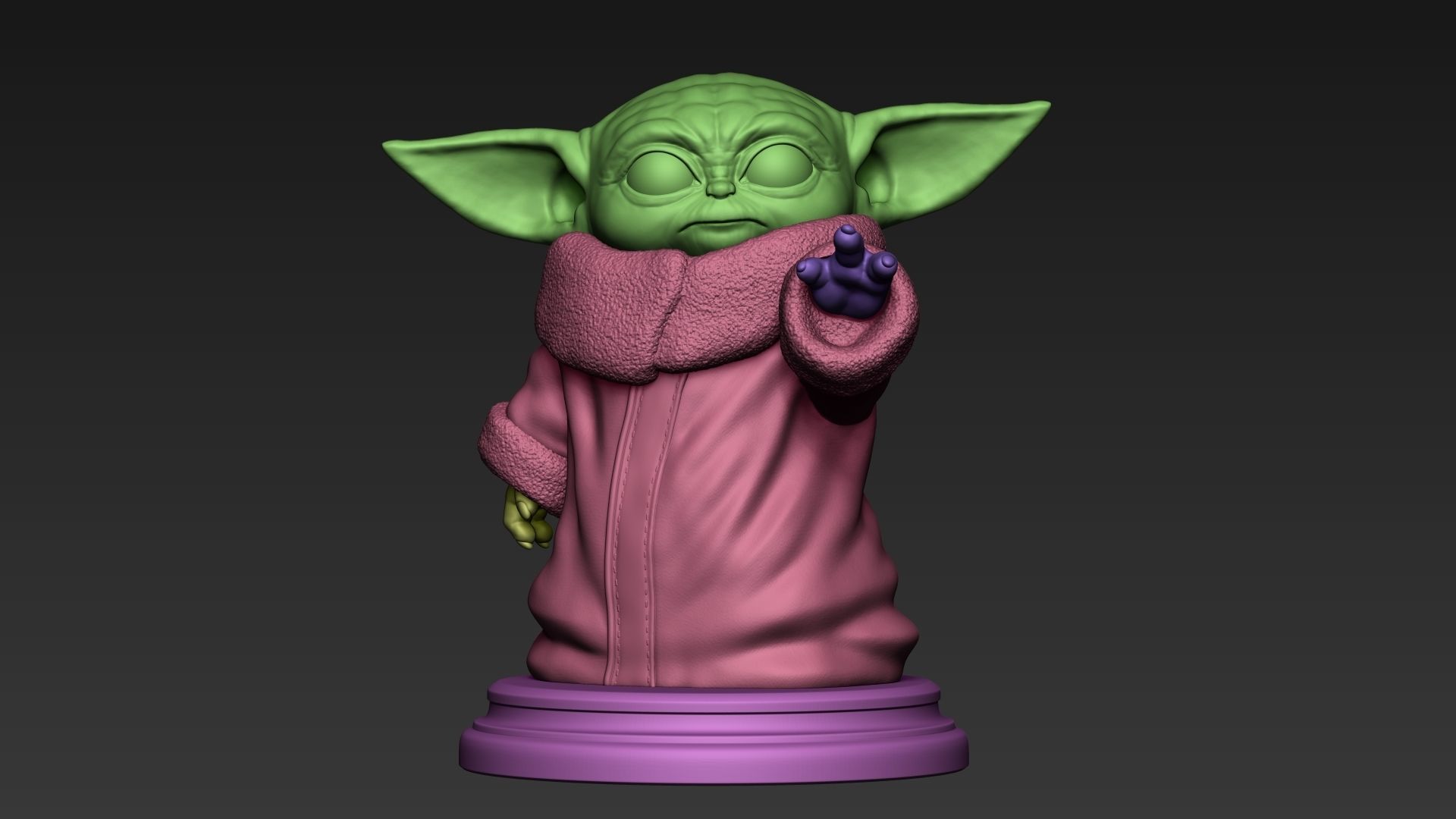Baby Yoda - Star Wars The Mandalorian 3D print model_14