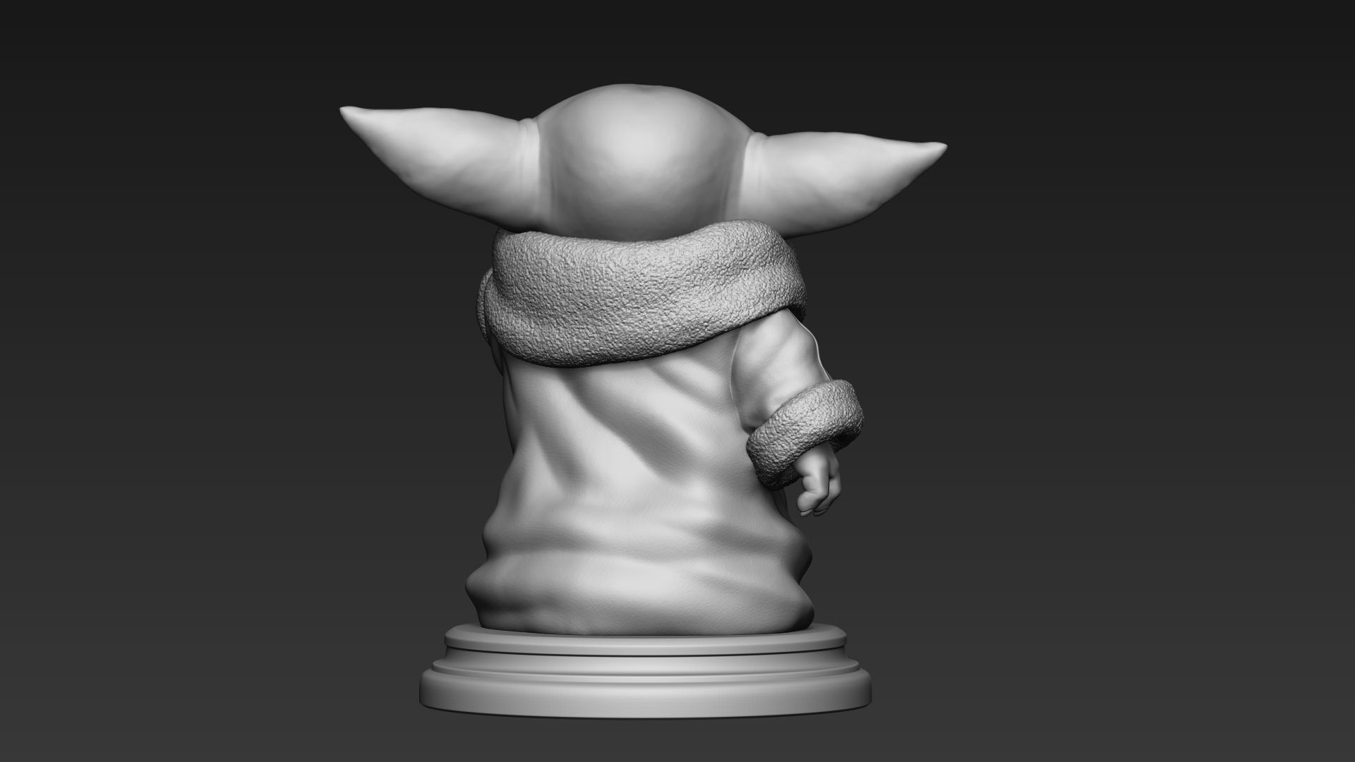 Baby Yoda - Star Wars The Mandalorian 3D print model_6