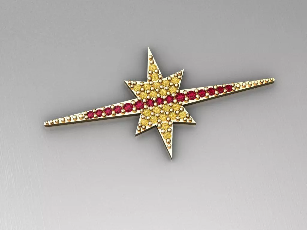 H277- Diamond NECKLACE 3D print model_0