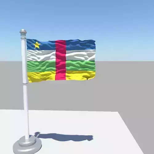 Central African Republic Flag