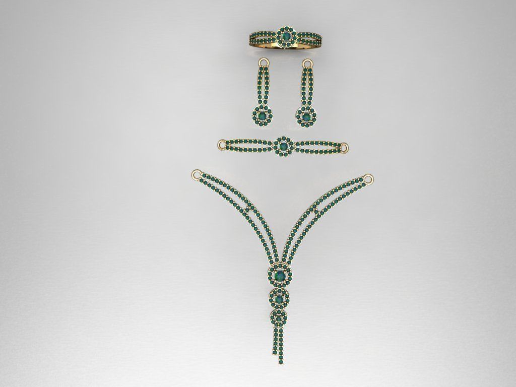 U04- Diamond set 3D print model_2