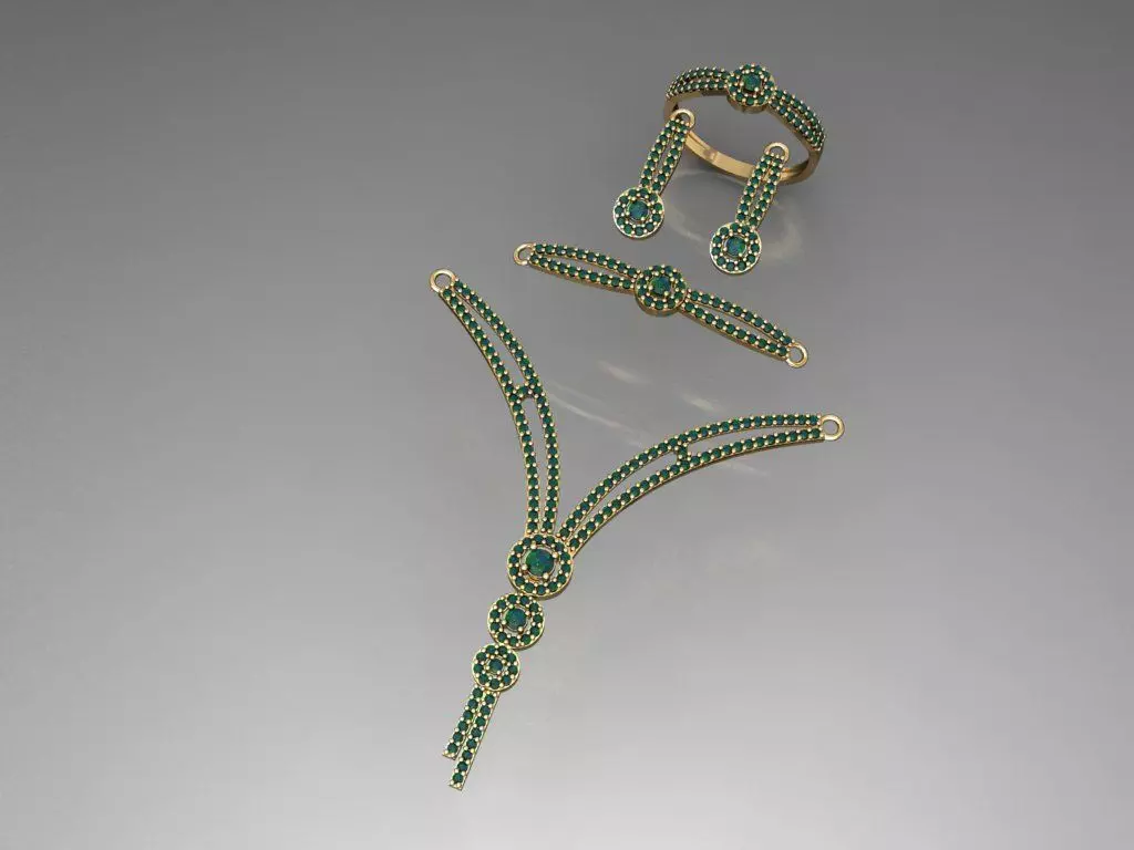 U04- Diamond set 3D print model_0