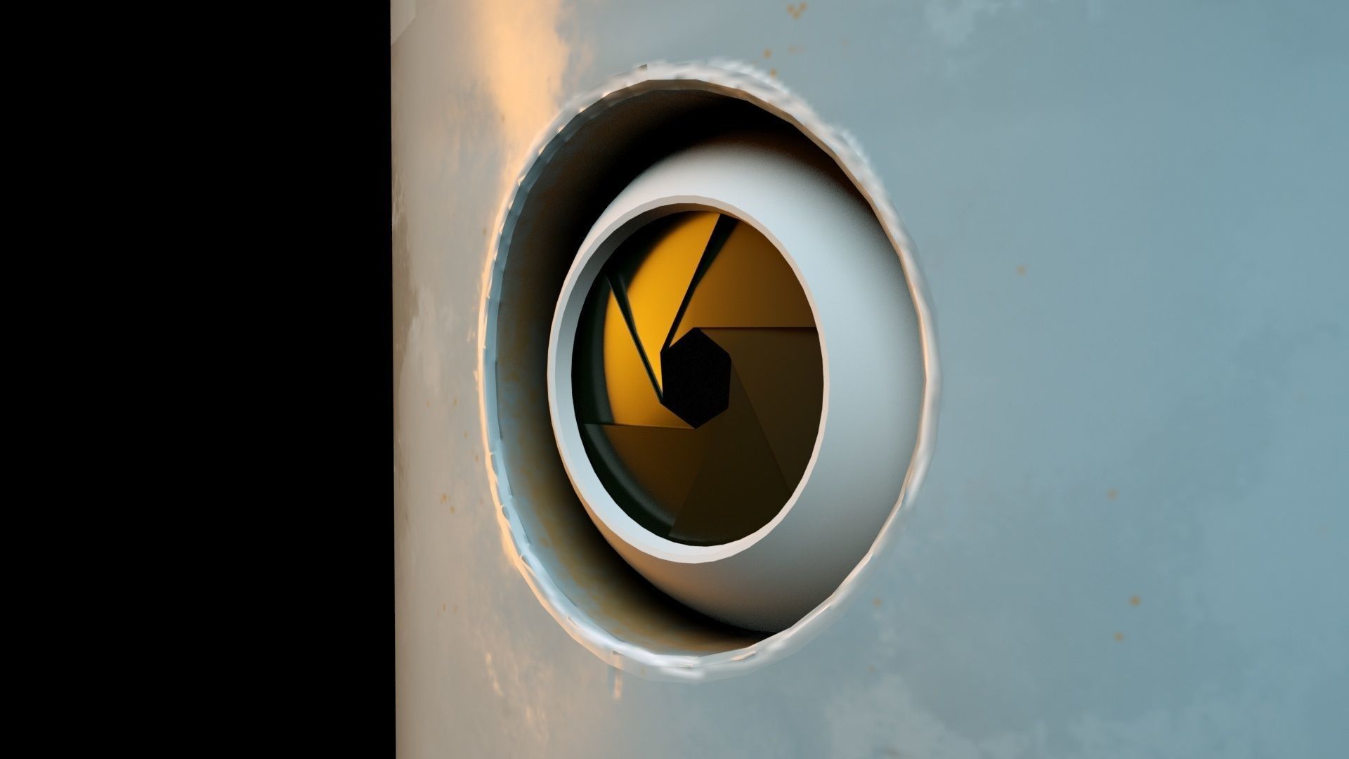 Cartoon Character Robot Low-poly 3D model_6