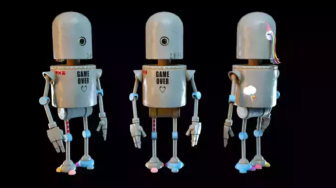 Cartoon Character Robot