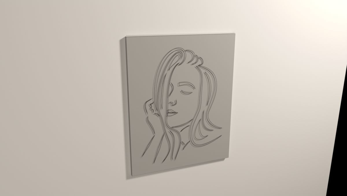 Light-box Low-poly 3D model_4