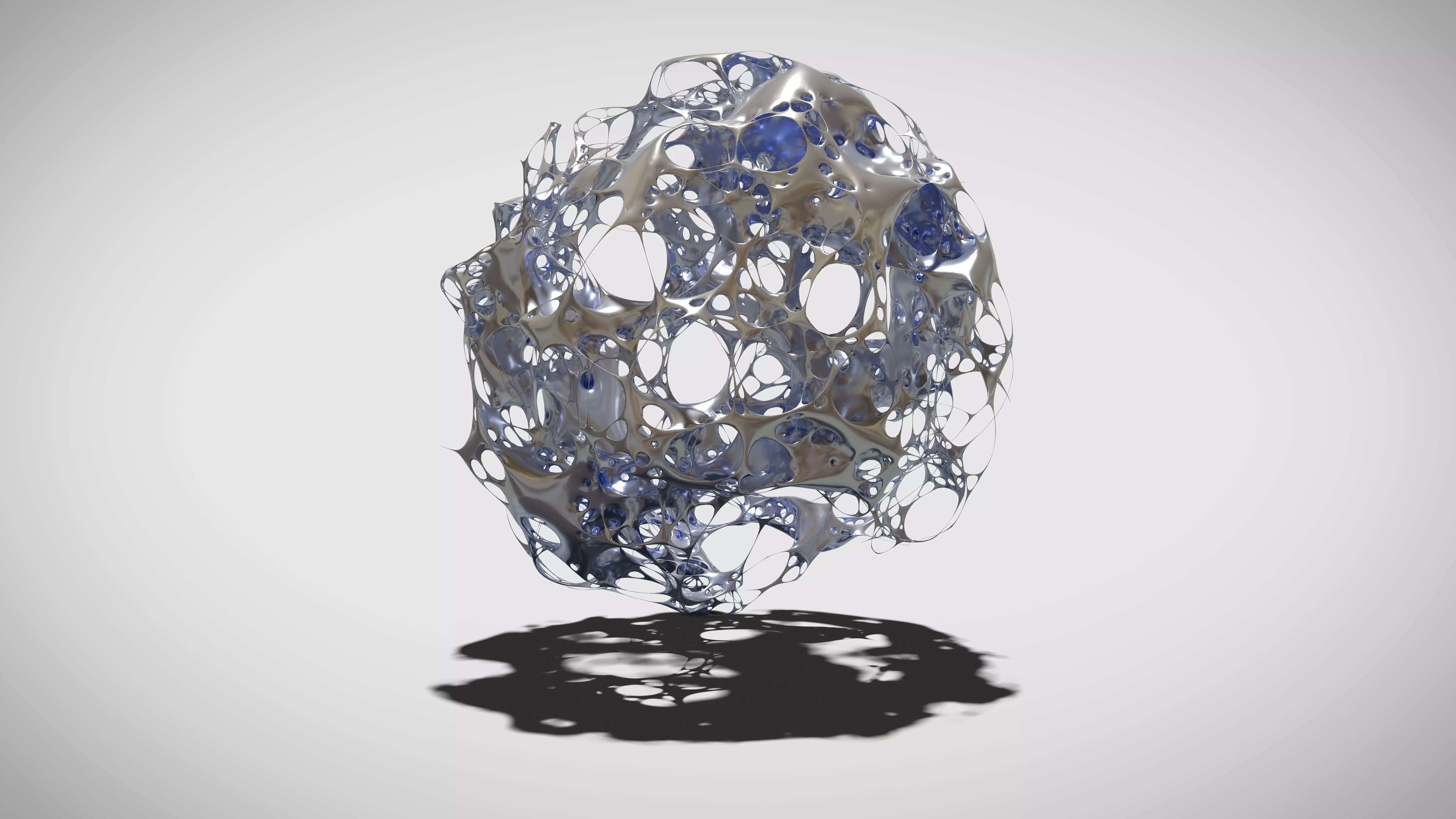 Abstract Organic Ball 3D model_0
