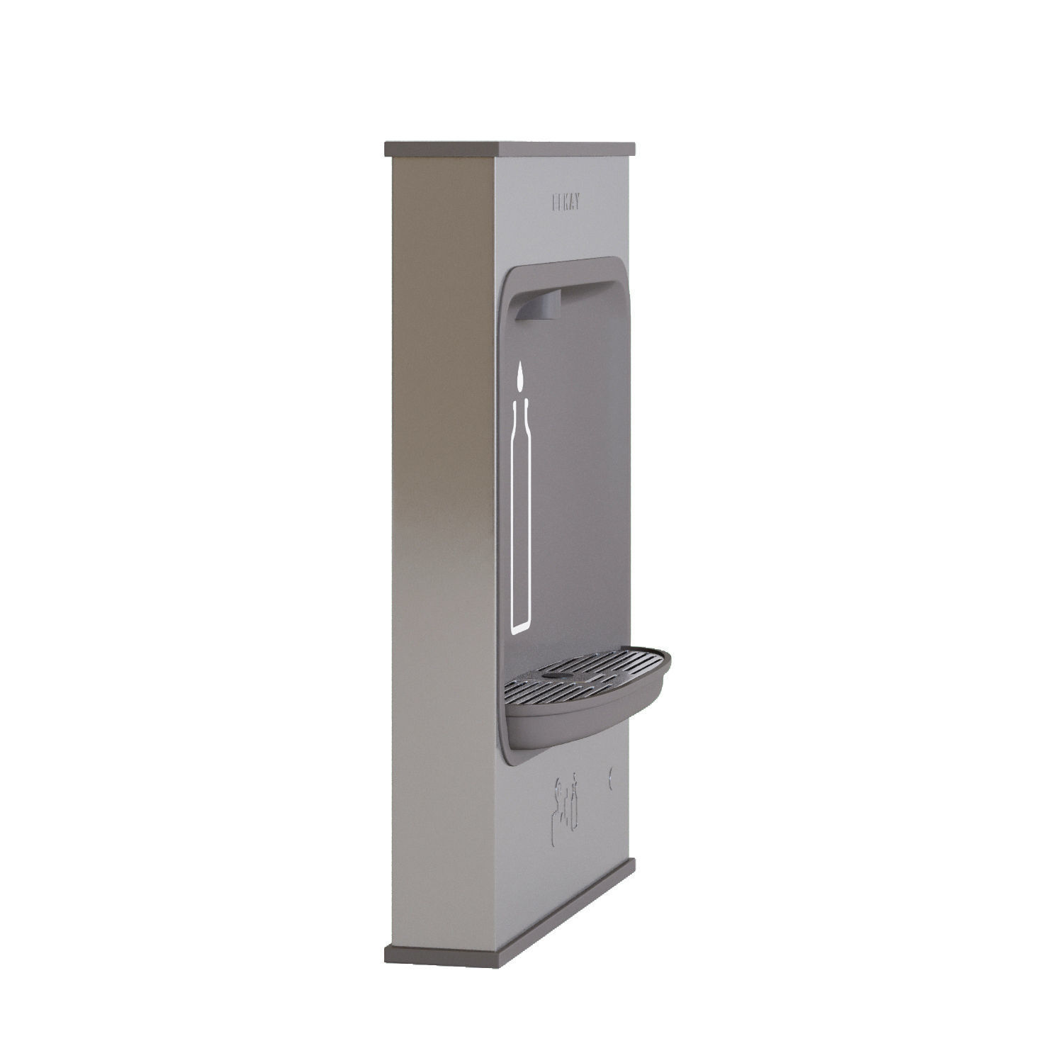 EMASM water dispenser with bottle holder 3D model_3
