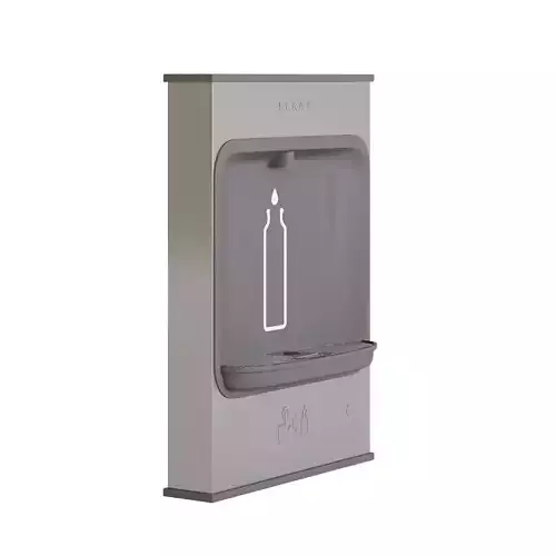 EMASM water dispenser with bottle holder
