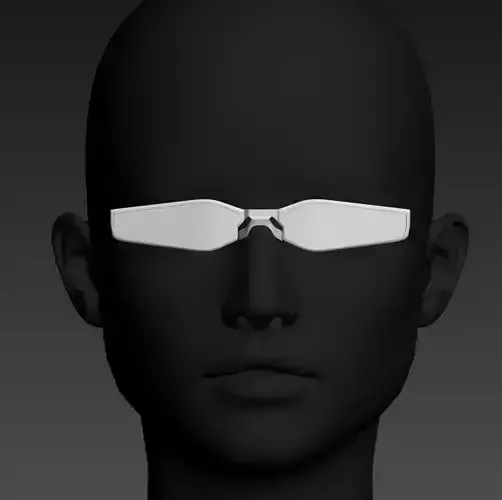 HighPoly Glasses or Sunglasses without temples