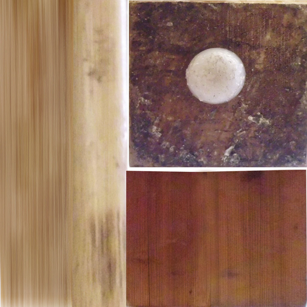 Basket Stool high and mid poly Low-poly 3D model_33