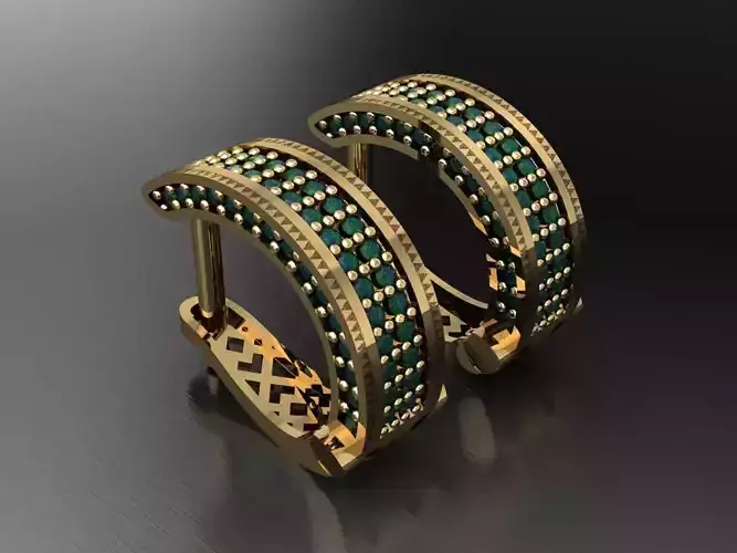 Y01- Diamond Earring