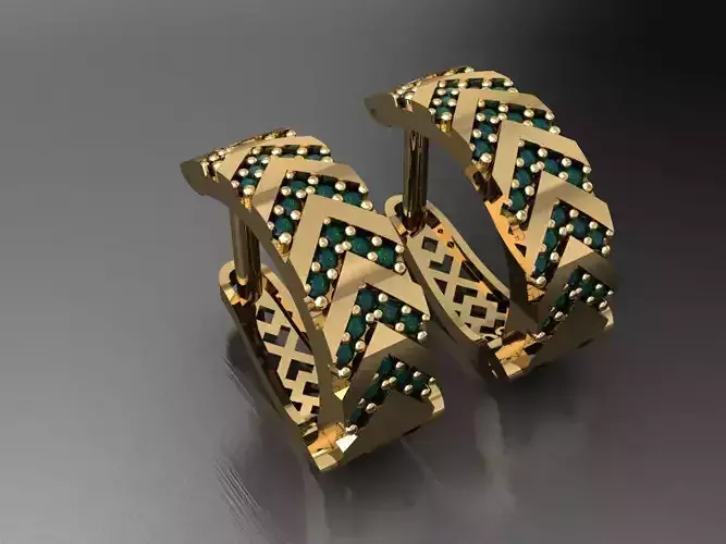 Y03- Diamond Earring