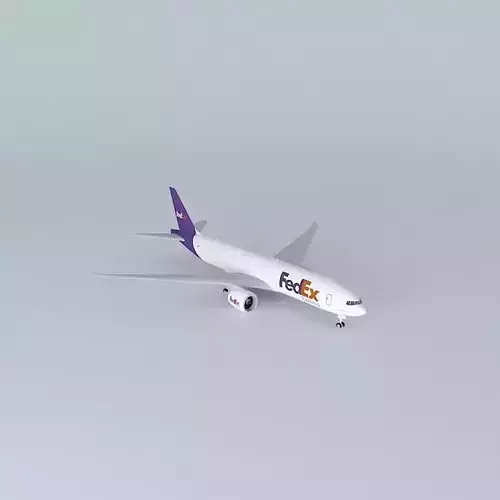 FedEx Express Boeing 777 F28 2013 Free 3D model