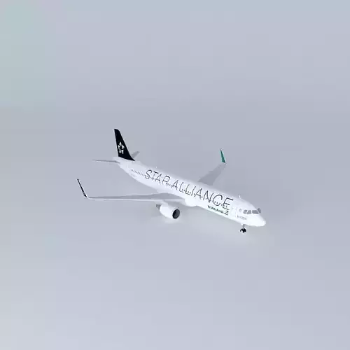 Eva Air Airbus A321 211  Star Alliance Special Livery 2013 Free 3D model