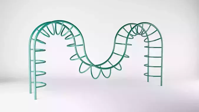Playground Monkey Bars 3D model