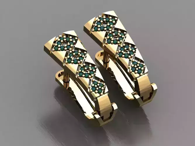 Y18- Diamond Earring