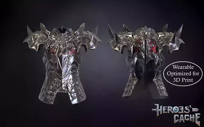 Final Fantasy XIV - Dark Knight Chaos Cuirass 3D print model