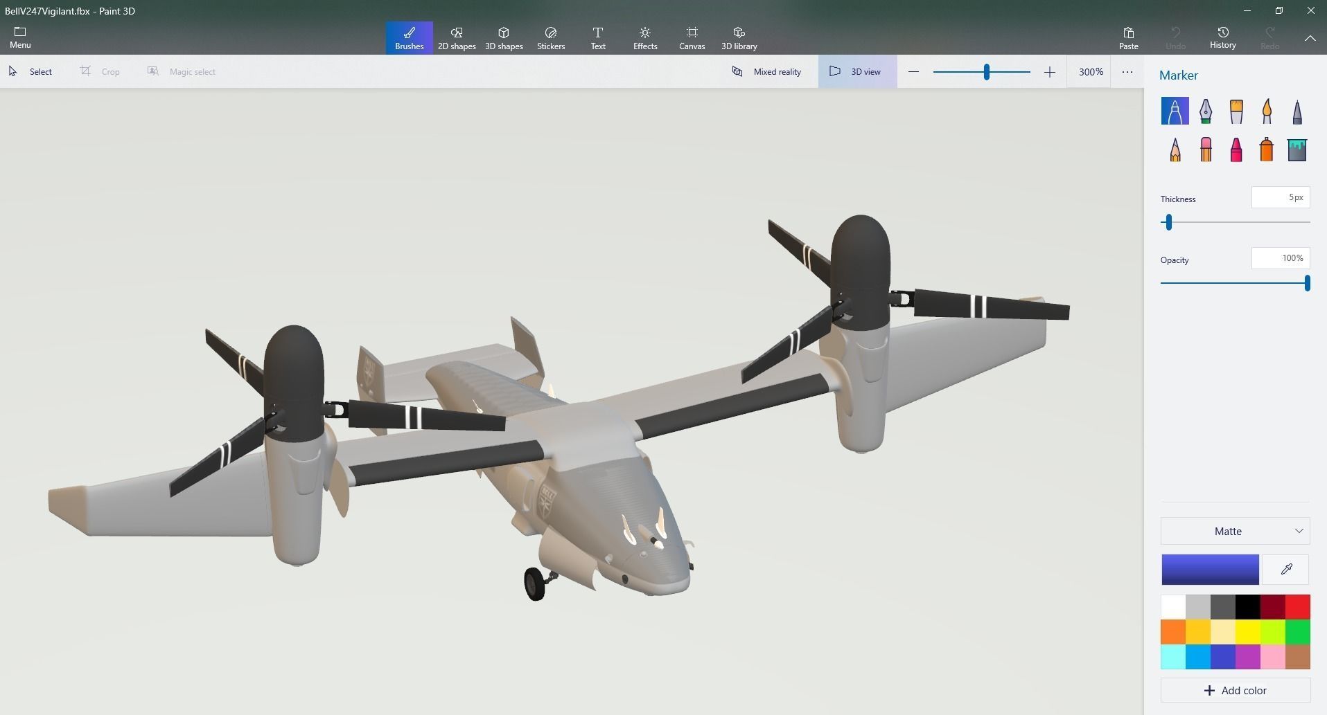 BELL V-247 VIGILANT - THE MEGA DO-IT-ALL TILTROTOR DRONE - 3D model_28