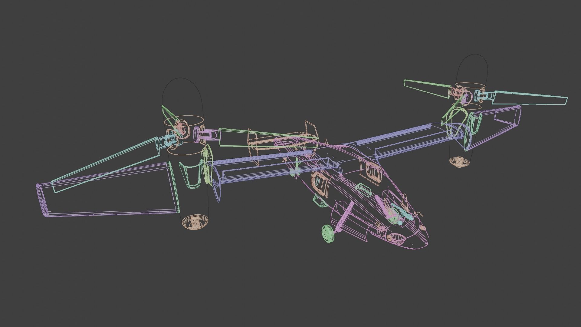 BELL V-247 VIGILANT - THE MEGA DO-IT-ALL TILTROTOR DRONE - 3D model_18