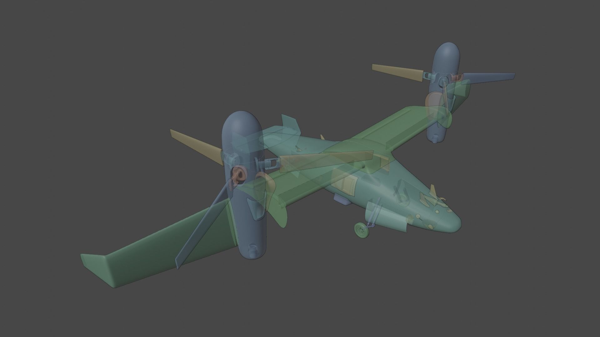 BELL V-247 VIGILANT - THE MEGA DO-IT-ALL TILTROTOR DRONE - 3D model_35