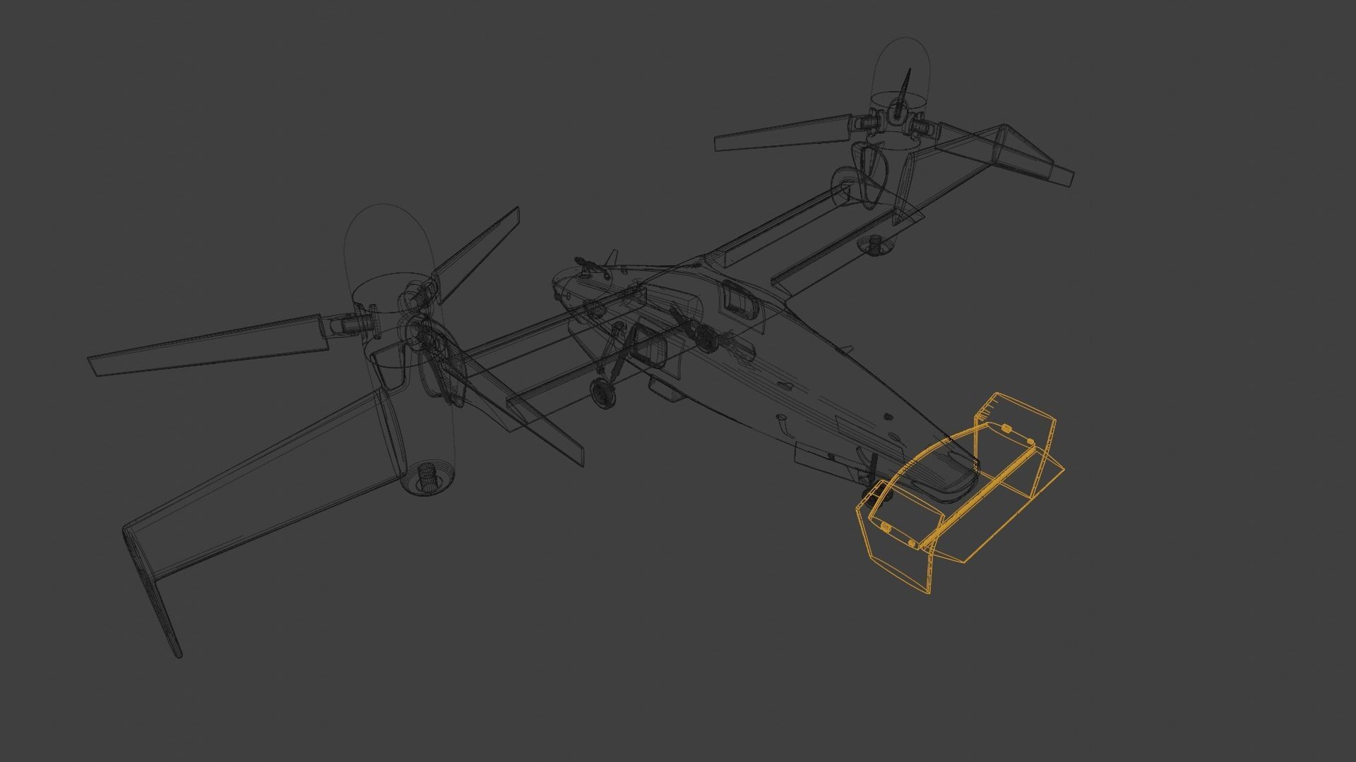 BELL V-247 VIGILANT - THE MEGA DO-IT-ALL TILTROTOR DRONE - 3D model_11