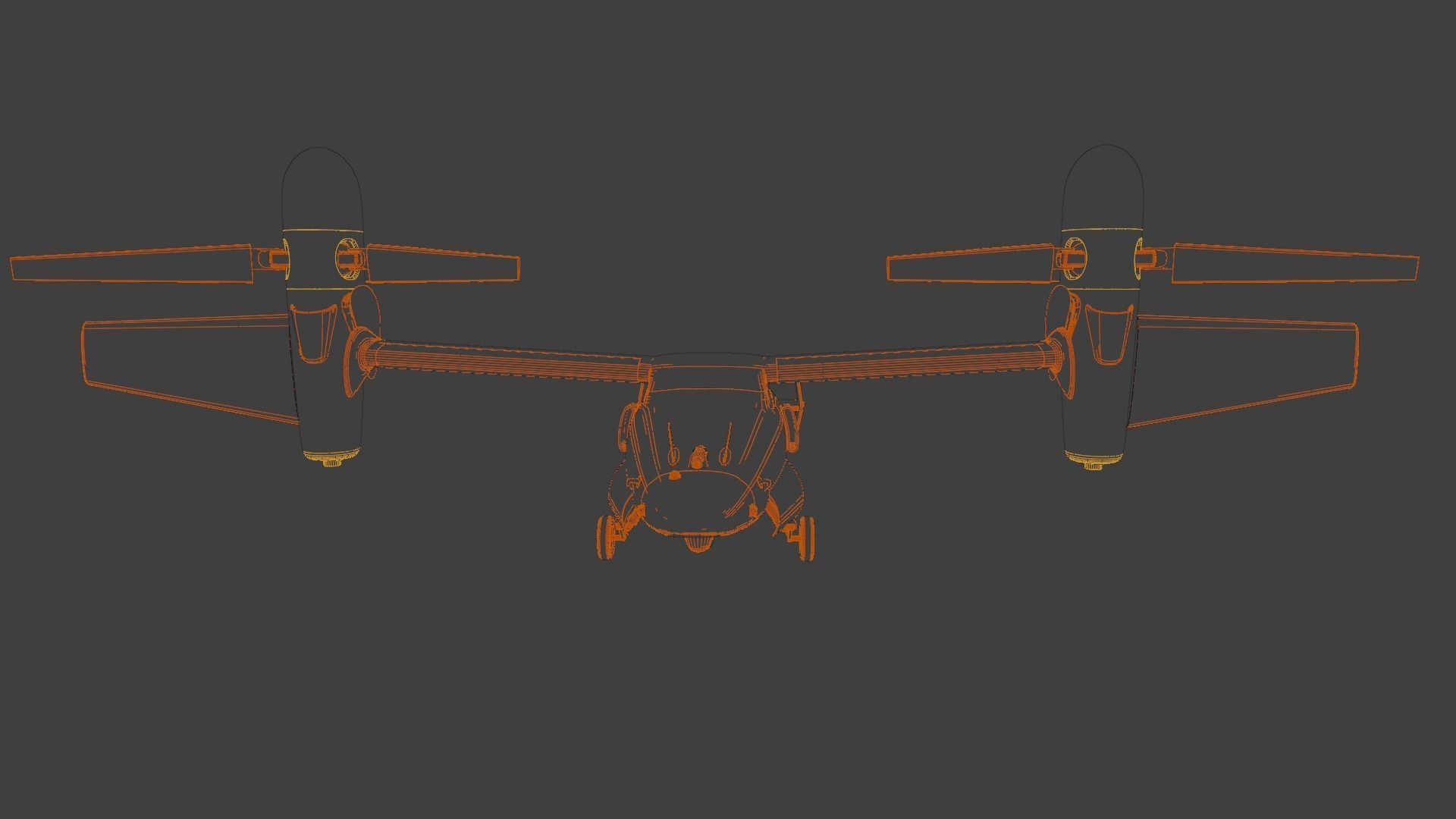 BELL V-247 VIGILANT - THE MEGA DO-IT-ALL TILTROTOR DRONE - 3D model_9