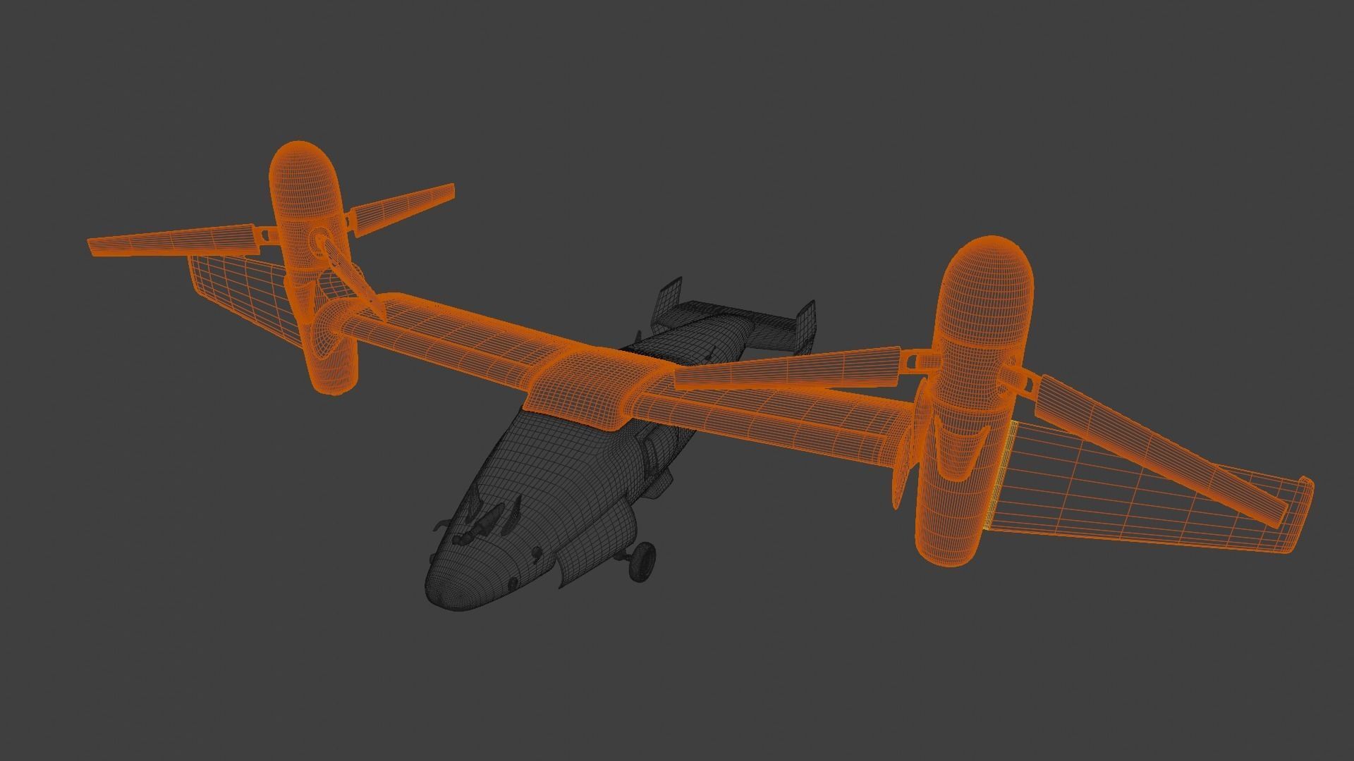 BELL V-247 VIGILANT - THE MEGA DO-IT-ALL TILTROTOR DRONE - 3D model_7