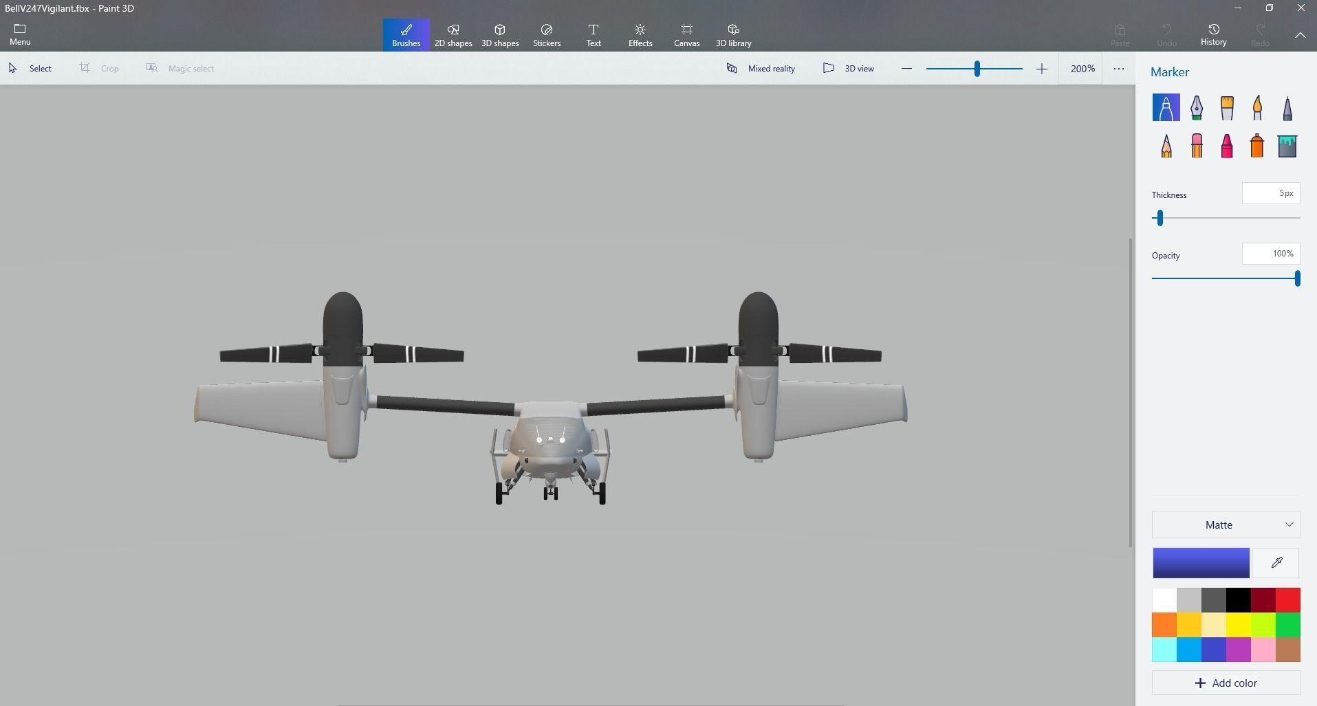 BELL V-247 VIGILANT - THE MEGA DO-IT-ALL TILTROTOR DRONE - 3D model_29