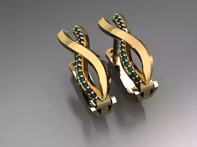 Y24- Diamond Earring