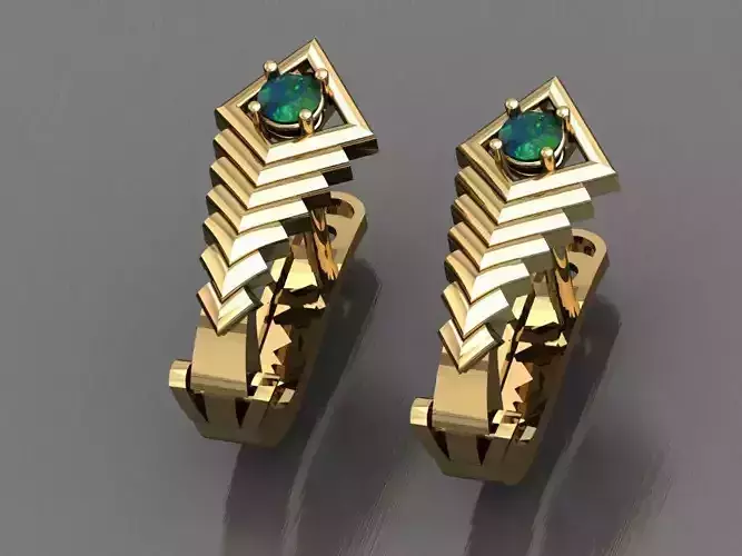 Y26- Diamond Earring