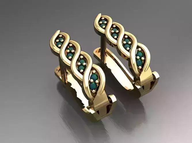 Y27- Diamond Earring