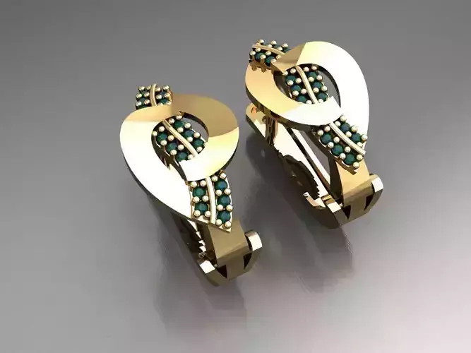 Y28- Diamond Earring