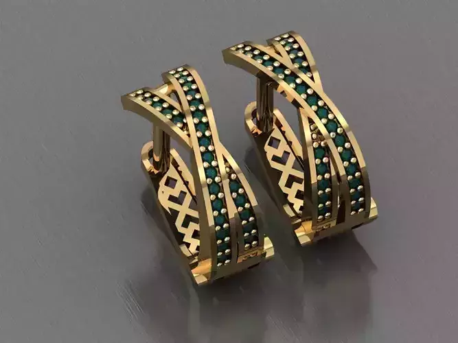 Y32- Diamond Earring