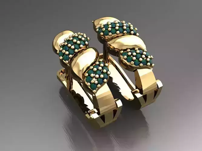 Y35- Diamond Earring