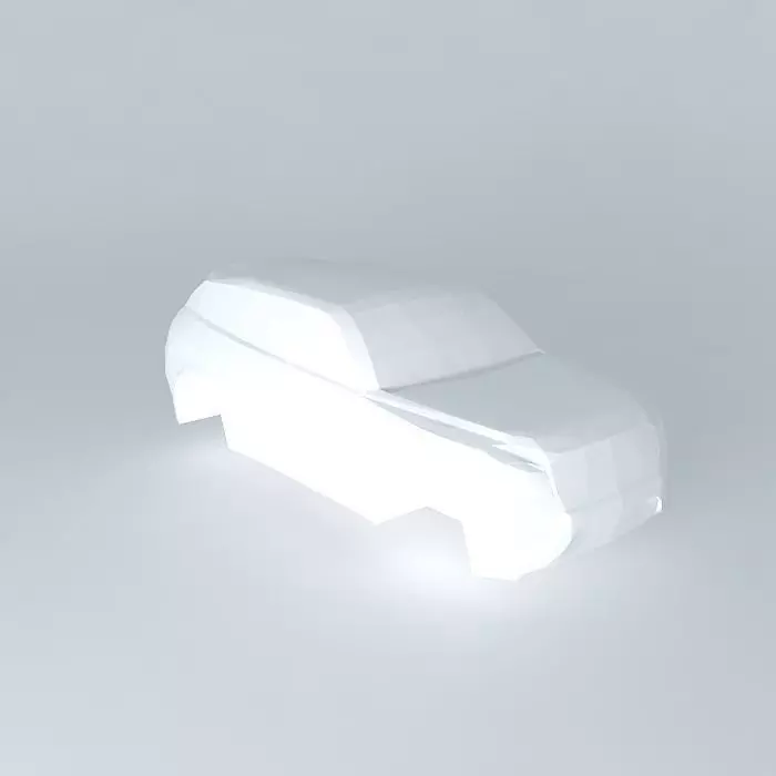 Car NERG E1 template Free 3D model