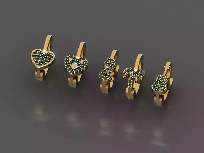 Y38- Diamond earring
