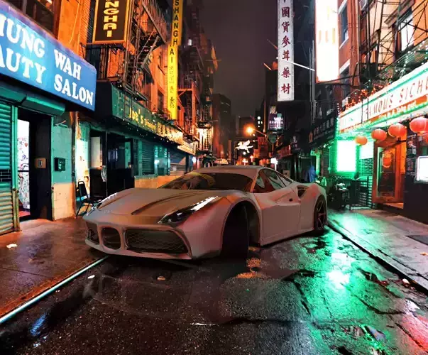 ferrari 488 gtb 3d model