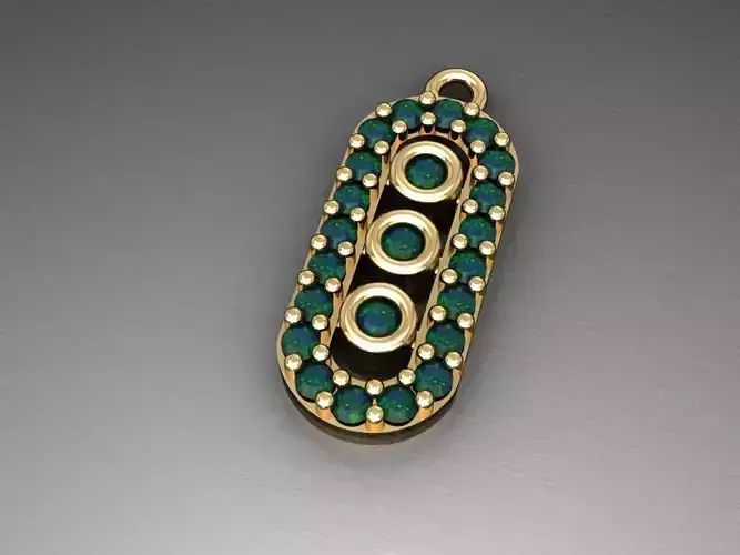 Y55- Diamond  Earring