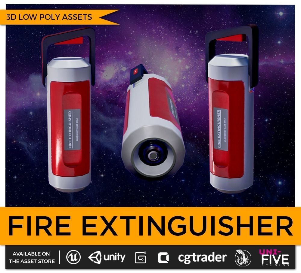 Low Poly Sci-Fi Room Asset Pack Low-poly 3D model_10