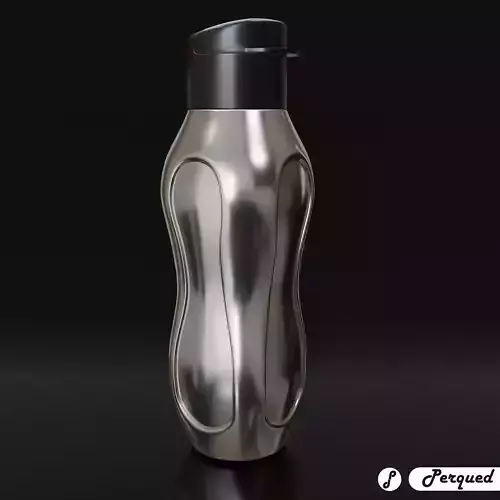 Tupperware Inspired Water Bottle 3D model Tupperware Inspired Water Bottle 3D model