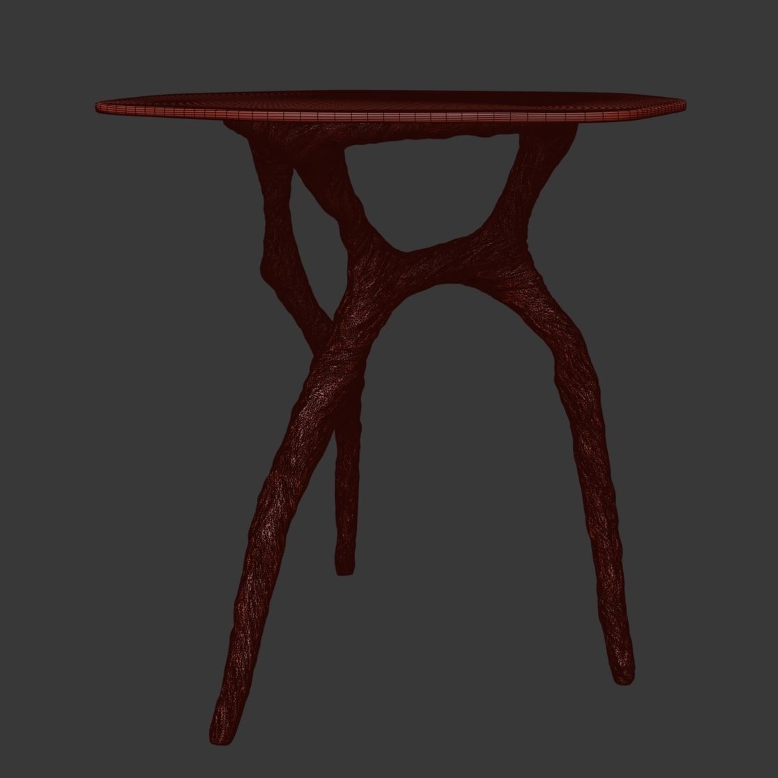 Coffee table by Charles Trevelyan 3D model_4