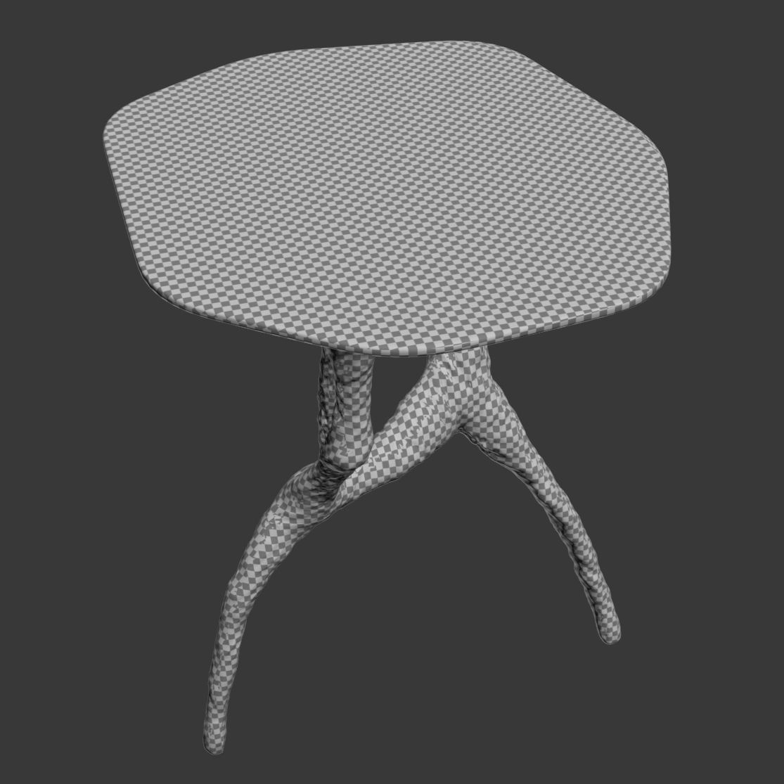 Coffee table by Charles Trevelyan 3D model_6