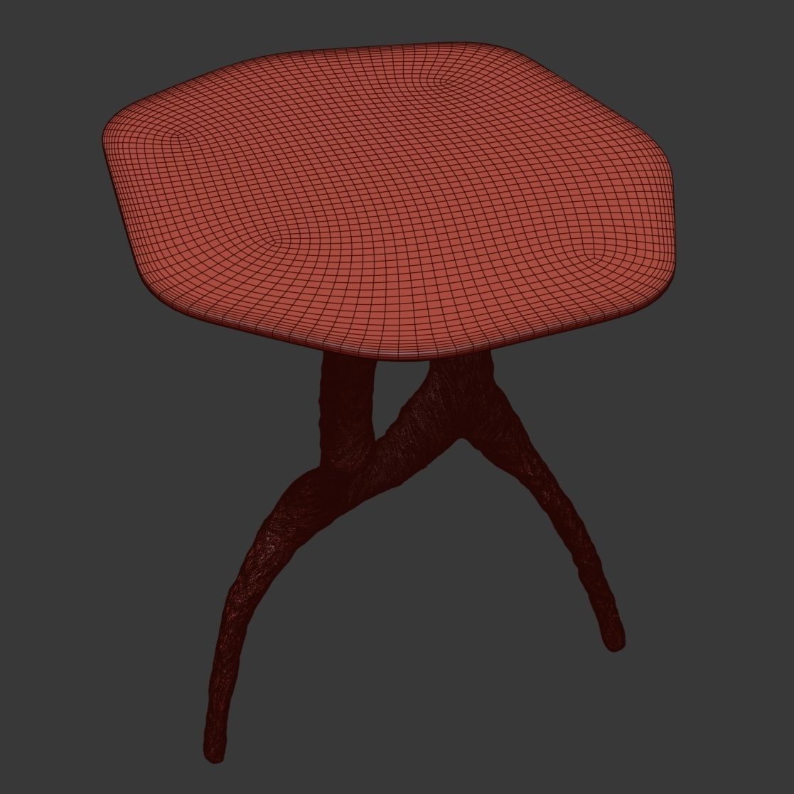 Coffee table by Charles Trevelyan 3D model_5