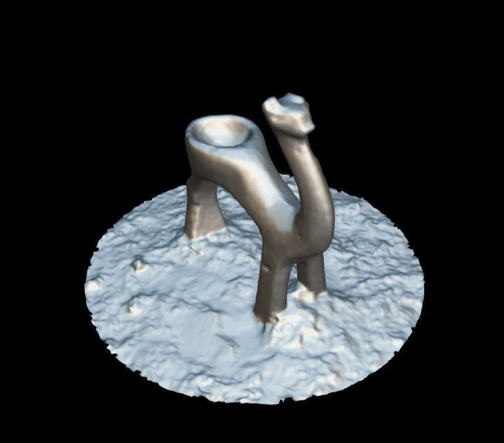 Lama Sculpture 3D model_3