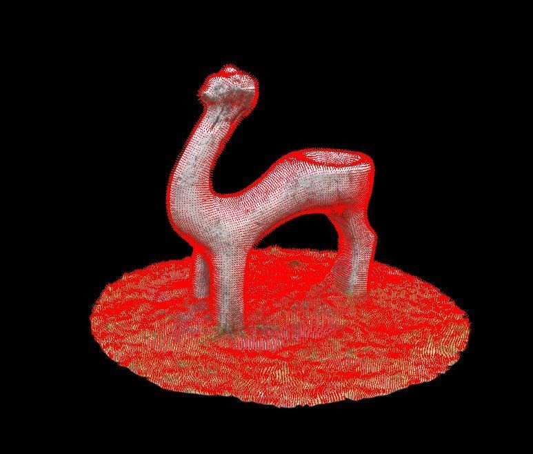 Lama Sculpture 3D model_5