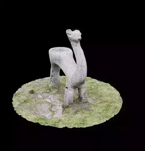 Lama Sculpture 3D model
