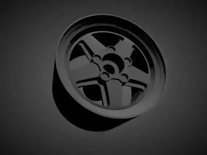 Ronal R9 rims with brakes and tires for Hot Wheels