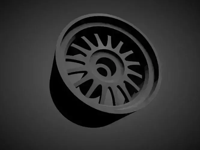 Ronal R8 rims with brakes and tires for Hot Wheels