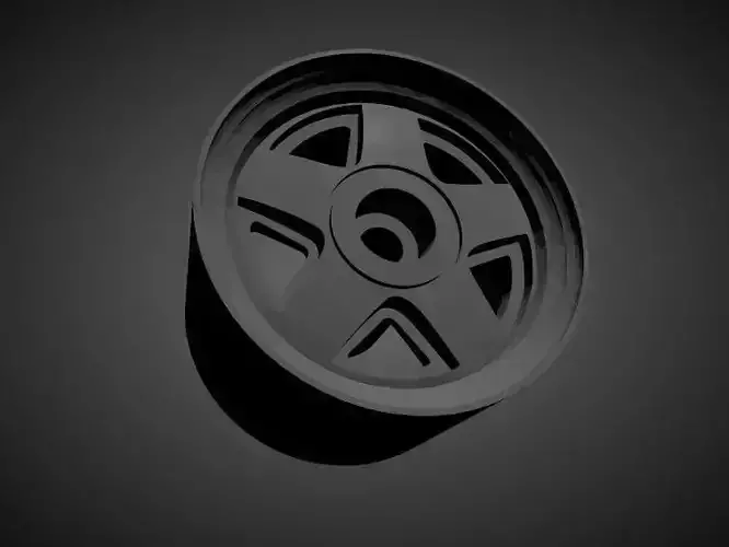 Ronal R5 rims with brakes and tires for Hot Wheels 3D print model